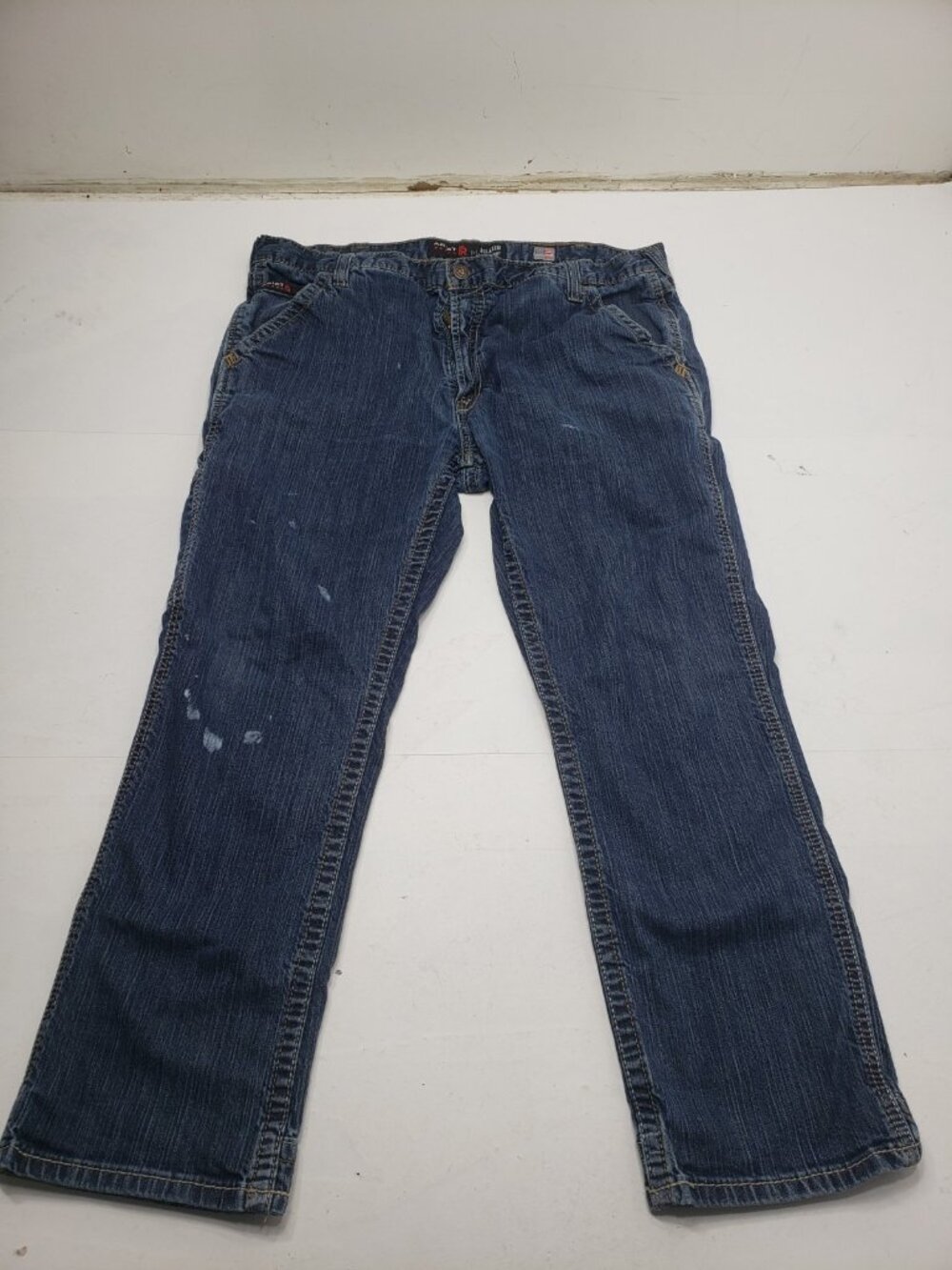 Ariat FR M4 Men's Jeans 38x28 Relaxed Straight CAT 2 Flame Resistant Workwear
